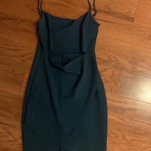 Turquoise mini dress